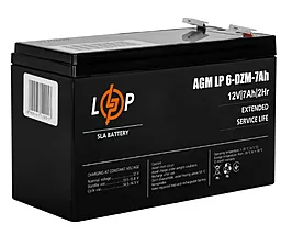 Аккумуляторная батарея Logicpower 12V 7Ah (LPM 12V - 7 Ah) AGM (25441) - миниатюра 3
