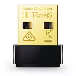 Бездротовий адаптер (Wi-Fi) TP-Link AC600/USB 2.0 Archer T600U Nano
