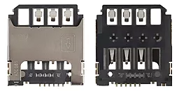 Коннектор SIM-карты Samsung G130E / G313H / G313HN / G313HU / S7390
