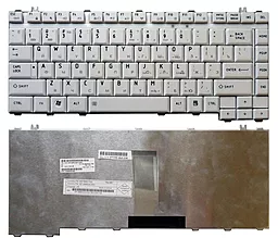 Клавіатура для ноутбуку Toshiba Satellite A200 A205 A300 A305 A400 A405 M200 M205 M300 M305 L200 L300 L305 L300D L305D L455 L450 L450D L455D Pro M200 біла