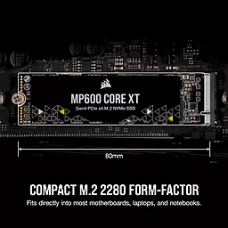 SSD Накопитель Corsair MP600 Core XT 1TB M.2 NVMe (CSSD-F1000GBMP600CXT) - миниатюра 10
