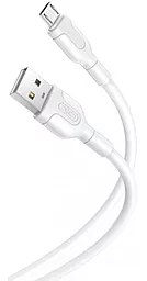 USB Кабель XO NB212 micro USB Cable White