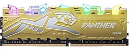 Оперативная память Apacer 8GB DDR4 2666MHz Panther Rage RGB Silver-Golden (EK.08G2V.GQM)