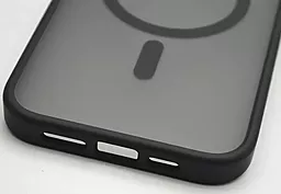 Чехол Epik TPU+PC Metal Buttons with MagSafe для Apple iPhone 15 Black - миниатюра 5