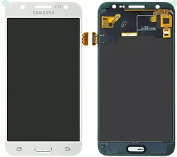 Дисплей Samsung Galaxy J5 J500 2015 з тачскріном, (TFT), White