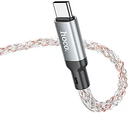 Кабель USB Hoco U112 3A USB Type-C Cable RGB - миниатюра 6