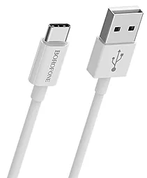 Кабель USB Borofone BX22 USB Type-C Cable White