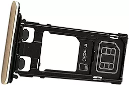 Держатель (лоток) Сим карты Sony Xperia X Performance Dual Sim F8132 Original Rose