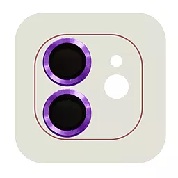 Захисне скло Epik Metal Classic на камеру для Apple iPhone 12 / 12 mini / 11 Purple