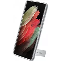 Чехол Samsung Clear Standing Cover G998 Galaxy S21 Ultra Transparency (EF-JG998CTEGRU) - миниатюра 5