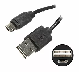 Кабель USB Cablexpert micro USB Cable Black (CC-mUSB2D2-1M)