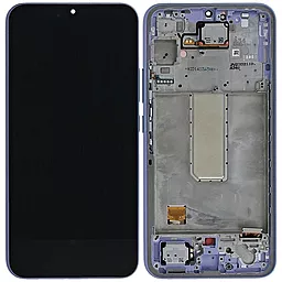 Дисплей Samsung Galaxy A34 A346 5G з тачскріном і рамкою, оригінал, Violet