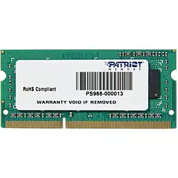 Оперативная память для ноутбука Patriot DDR3 4GB 1333 MHZ (PSD34G133381S)