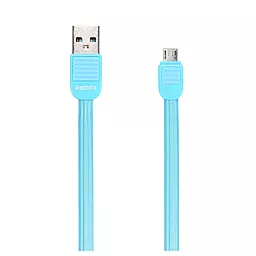 Кабель USB Remax Puff micro USB Blue (RC-045m)