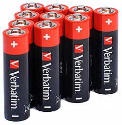 Батарейки Verbatim Alkaline AA (LR06) 10шт (49875) - миниатюра 5