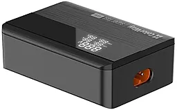 Сетевое зарядное устройство ColorWay Power Delivery GaN 100W PD/QC 2xUSB-A-C Black (CW-CHS041PD-BK) - миниатюра 4