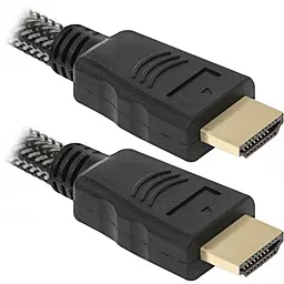Видеокабель Defender HDMI 1m (87340) Черный - миниатюра 2