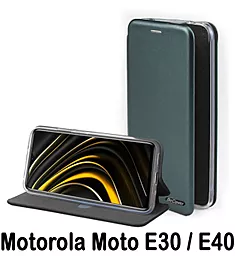 Чехол BeCover Exclusive для Motorola Moto E30 / E40 Dark Green (707907)