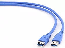 Кабель (шлейф) Gembird USB 3.0 A(F) - USB 3.0 A(M) 1.8м Blue (CCP-USB3-AMAF-6)
