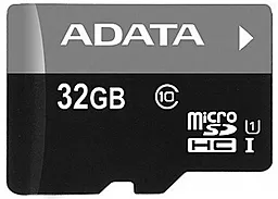 Карта памяти ADATA microSDHC 32GB Class 10 UHS-I U1 (AUSDH32GUICL10)