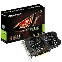 Відеокарта Gigabyte GeForce GTX 1050 Ti WindForce OC 4G (GV-N105TWF2OC-4GD)