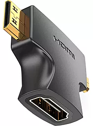 Видео переходник (адаптер) Vention HDMI - Mini-HDMI 4k 30hz/micro-HDMI 1080p 60Hz black (AGFBO) - миниатюра 3