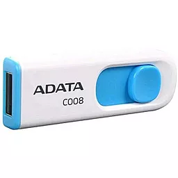 Флешка ADATA 32GB C008 White USB 2.0 (AC008-32G-RWE) - миниатюра 2