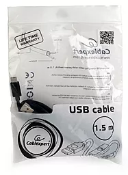 Кабель USB Cablexpert Premium 1.5M micro USB Cable Black (CCP-mUSB2P-AMBM-1.5M) - миниатюра 3