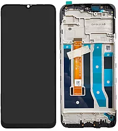 Дисплей Oppo A31 2020, A8 с тачскрином и рамкой, оригинал, Black