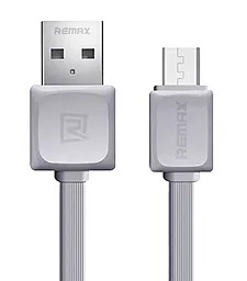 Кабель USB Remax Pro micro USB Cable Grey (RC-129m)