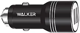 Автомобильное зарядное устройство Walker WCR-21 15w 2xUSB-A ports car charger black - миниатюра 2