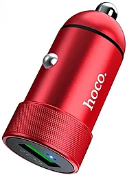 Автомобильное зарядное устройство с быстрой зарядкой Hoco Z32 Speed Up QC3.0 18W Red - миниатюра 3