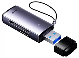 Кардридер Baseus Lite Series USB-A to SD/TF WKQX060013