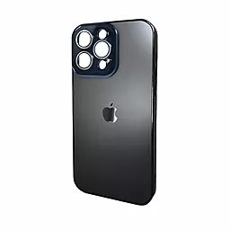 Чехол AG Glass Sapphire Frame MagSafe Logo for Apple iPhone 14 Pro Black