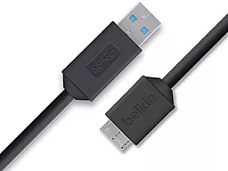 Кабель USB Belkin 0.9M micro USB 3.0 Cable Black (F3U166bt03-BLK) - миниатюра 4