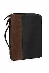 Чехол для планшета Tuff-Luv Roma Faux Leather Zip Case Cover (with Sleep Function) for the Apple iPad mini Black / Brown (I7_26) - миниатюра 5