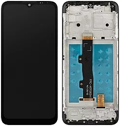 Дисплей Motorola Moto E7 Power, Moto E7i Power (XT2097) с тачскрином и рамкой, оригинал, Black