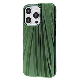 Чехол Wave Gradient Patterns Case для Apple iPhone 14 Pro Max Green Matte
