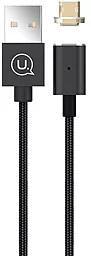 Кабель USB Usams U-Link Magnetic Lightning Cable  Black (US-SJ132)