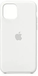 Чехол Apple Silicone Case PB для Apple iPhone 11 Pro  White