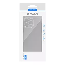 Чехол ACCLAB TPU для Apple iPhone 14 Pro Max Transparent - миниатюра 2