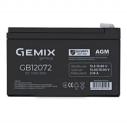 Аккумуляторная батарея Gemix 12V 7.2Ah (GB12072)