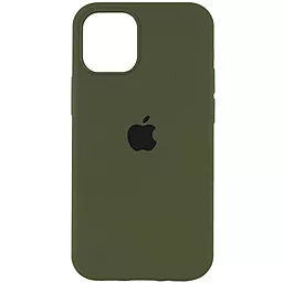 Чехол Silicone Case Full для Apple iPhone 15 Pro Dark Olive