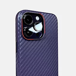 Чехол K-DOO Mag Noble Collection для iPhone 14 Carbon Purple (00-00024291) - миниатюра 2