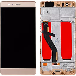 Дисплей Huawei P9 Plus (VIE-L09, VIE-L29, VIE-AL10) с тачскрином и рамкой, (TFT), Gold