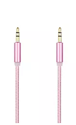 Аудио кабель Gelius AUX mini Jack 3.5mm M/M Cable 1 м pink