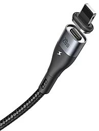 Кабель USB PD Baseus Zinc Magnetic 20W 2M USB Type-C - Lightning Cable Black (CATLXC-A01) - миниатюра 2