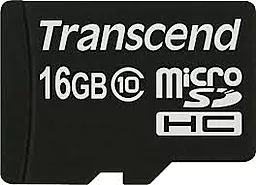 Карта пам'яті Transcend microSDHC 16GB Class 10 (TS16GUSDC10)