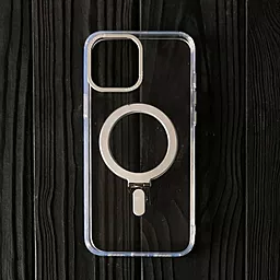 Чехол 1TOUCH Case with Guard ring/holder MagSafe для Apple iPhone 12, iPhone 12 Pro Clear - миниатюра 2