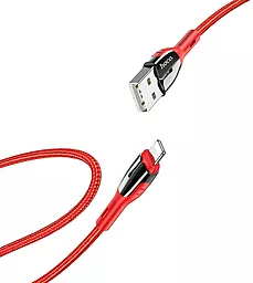 Кабель USB Hoco U89 Safeness Lightning Red - миниатюра 4